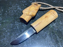 Siberian Yakut hand forged “VELES” necker knf