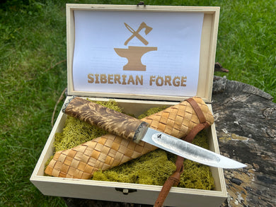 Siberian Yakut hand-forged knf