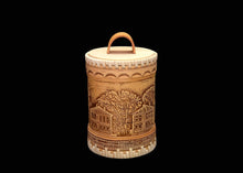 Hand-crafted Siberian Birch Bark container