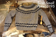 Siberian hand knitted wool sweater