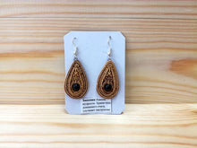 Hand Crafted birch bark Earrings