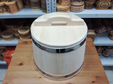 Traditional ecologically pure hand crafted Cedar container