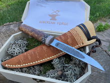 LEFT-HANDED Siberian Yakut hand-forged knf